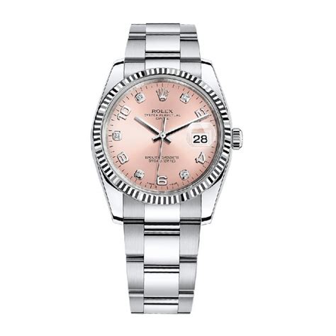 rolex damen gebraucht oyster rosa zifferblatt|rolex oyster perpetual lady date.